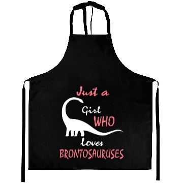 Discover Brontosaurus Girl Gift Dinosaur Aprons