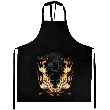 Discover Microphone Singer Rock Aprons