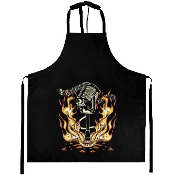 Discover Microphone Singer Rock Aprons
