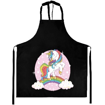 Discover Unicorn rainbow Aprons
