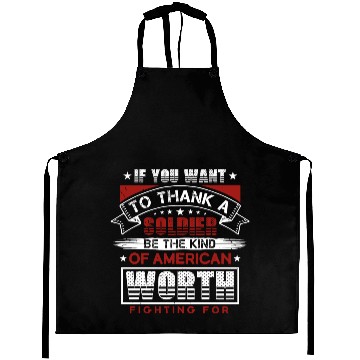Discover Soldier Veteran Memorial Day Aprons