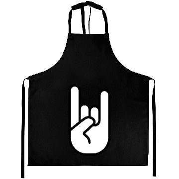 Discover Heavy metal rock hand icon 02 Aprons