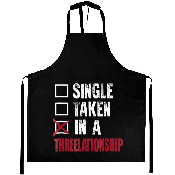 Discover Polyamory T Throuple Relationship Status Aprons