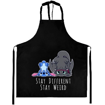 Discover Stay Different Stay Weird Toothless And Stitch Aprons