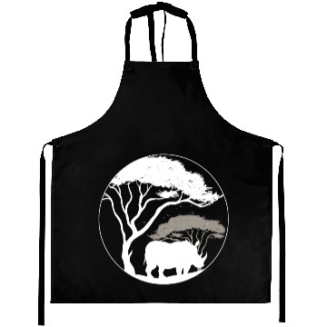 Discover Rhinoceros in Africa Aprons