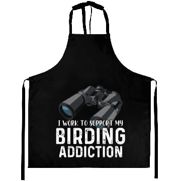Discover Ornithology Quote for a Bird Watcher Aprons