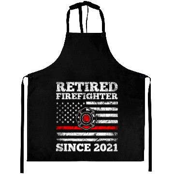 Discover Retired Firefighter Since 2021 Aprons