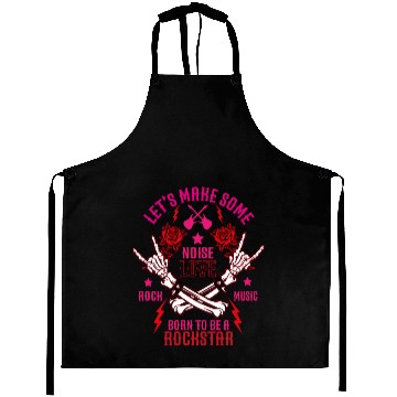 Discover Rock Star Rock And Roll Concert Edit Aprons