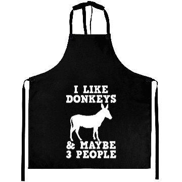 Discover Donkey Farmer Introvert Donkey Lover Aprons