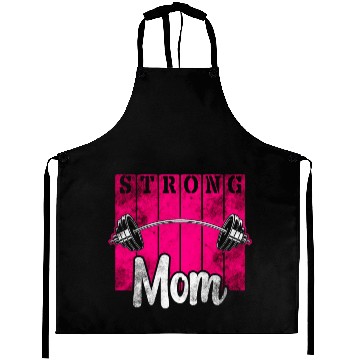 Discover Womens Strong Mom Workout Gym Aprons