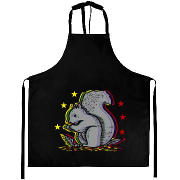 Discover Squirrel Gift Croissant Squirrel Rodent Nut Aprons