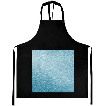 Discover Light Blue Glitter Pattern Aprons