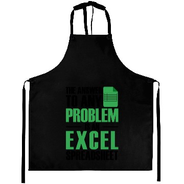 Discover Answer To Any Problem Excel Spreadsheet Accountant Aprons