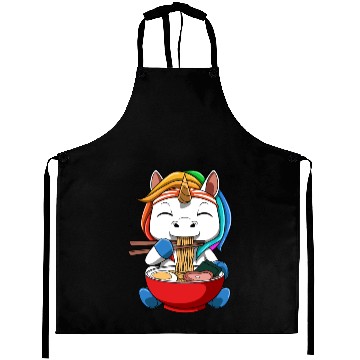 Discover Anime Ramen Unicorn Noodle Soup Aprons
