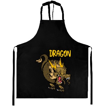 Discover Fantasy Chinese Dragon Aprons