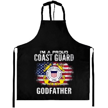 Discover Im A Proud Coast Guard Godfather With American Aprons