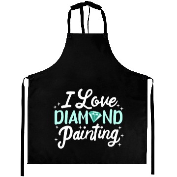 Discover I love Diamond Painting Aprons
