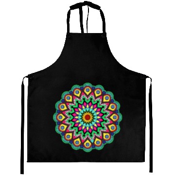 Discover Dotted mandala design Aprons