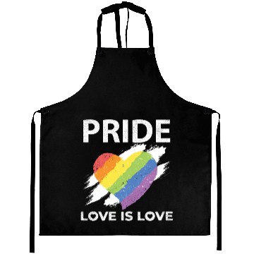 Discover LGBTQAI Pride Love is Love Aprons