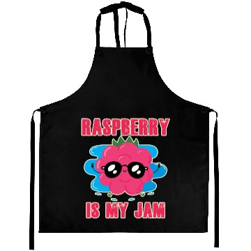 Discover Raspberry is my Jam, cool Fruit Aprons