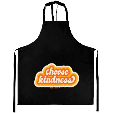 Discover Choose Kindness Orange Aprons