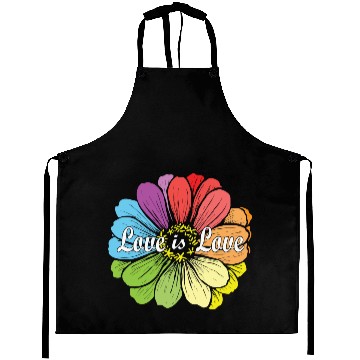 Discover Love is love Aprons