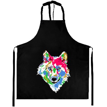 Discover Winter Wonderland Wild Wolf Aprons