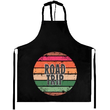 Discover Road Trip orange Aprons