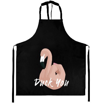 Discover Duck You - Middle Finger Aprons