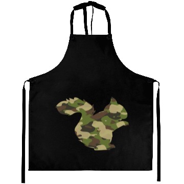 Discover Squirrel Wild Camouflage Aprons