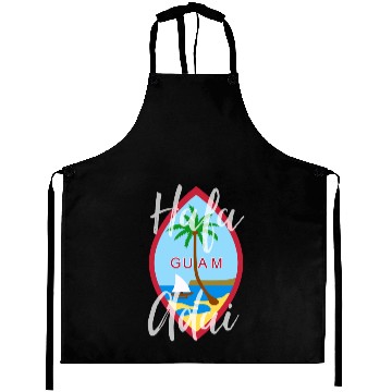 Discover Hafa Adai Guam Seal Pull Over Gift Aprons