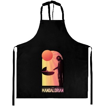 Discover Star Wars The Mandalorian The Child Sunset Meeting Aprons
