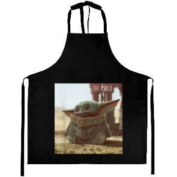Discover Star Wars The Mandalorian The Child Cute Scene Aprons