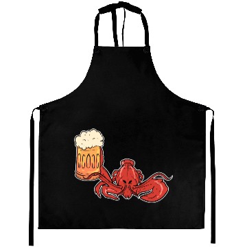 Discover Lobster Beer Crawfish Seafood Aprons