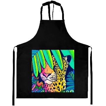 Discover Leopard in the jungle Aprons