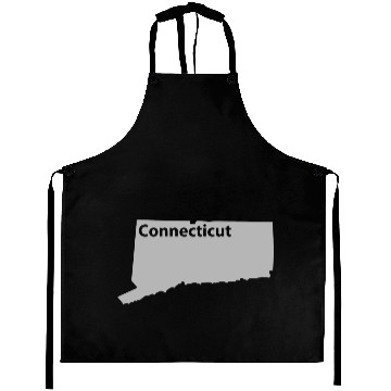Discover Connecticut Map Home State Pride Gift Aprons