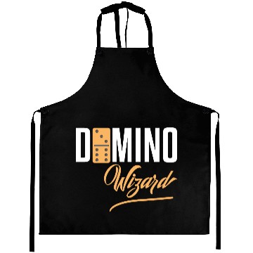 Discover Domino Wizard Funny Dominoes Game Player novelty Aprons