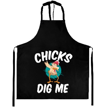 Discover Chicks Dig Me Funny Easter Aprons