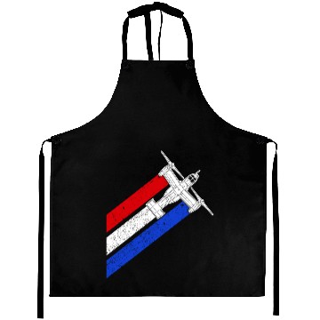 Discover V-22 Osprey Helicopter Red White Blue Contrails Aprons