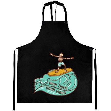 Discover SURFING SKELETON High Tides Good V Aprons