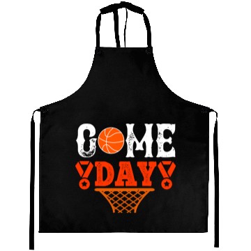 Discover Basketball Game day Aprons