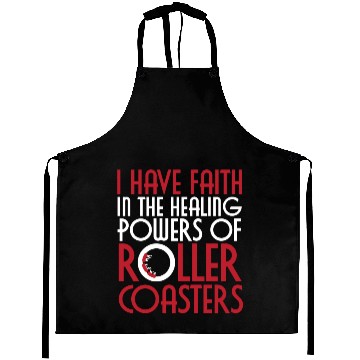 Discover Roller Coaster Amusement Park Aprons