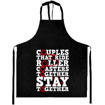 Discover Roller Coaster Amusement Park Aprons
