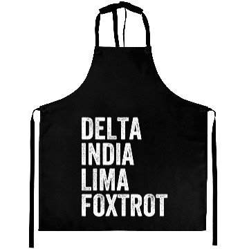 Discover Delta India Lima Foxtrot DILF Aprons