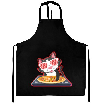 Discover DJ Cat Pizza Aprons
