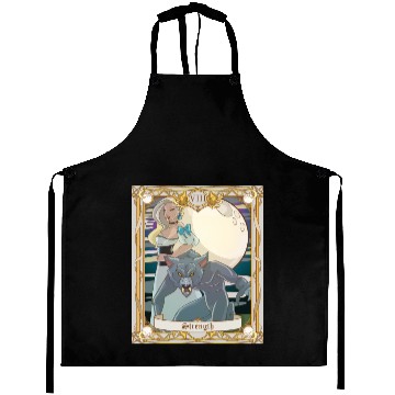 Discover Strength Tarot Card, Major Arcana Anime Vampire Aprons
