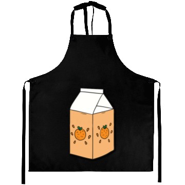 Discover Orange juice box Aprons