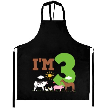 Discover 3rd Birthday Farm Animals Aprons