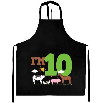 Discover 10th Birthday Farm Animals Aprons