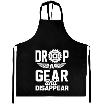 Discover Drop A Gear And Disappear Automotive Racing Aprons